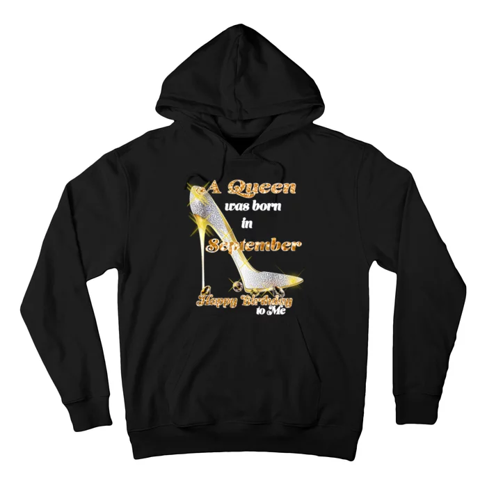 Born In September Birthday Queen Hoodie