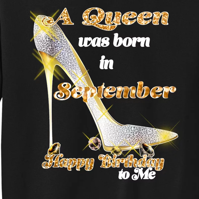 Born In September Birthday Queen Sweatshirt