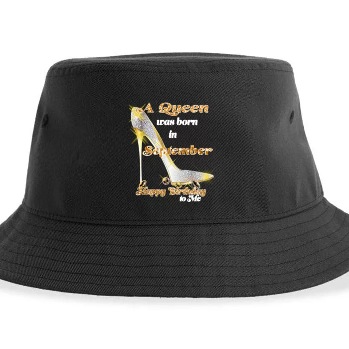 Born In September Birthday Queen Sustainable Bucket Hat