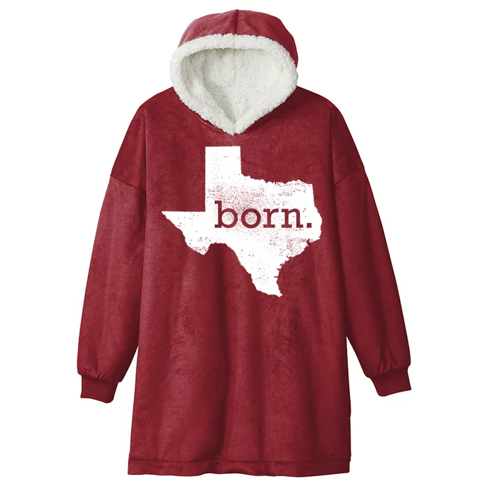 Born In Texas Home Hooded Wearable Blanket