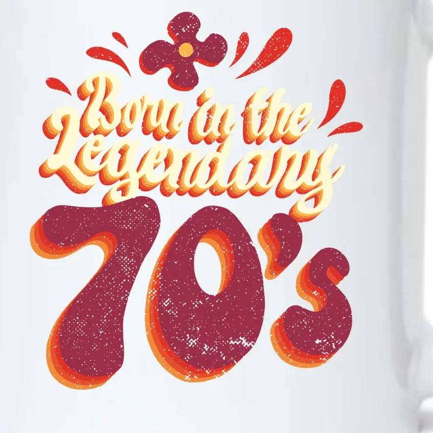 Born In The Legendary 70's Black Color Changing Mug