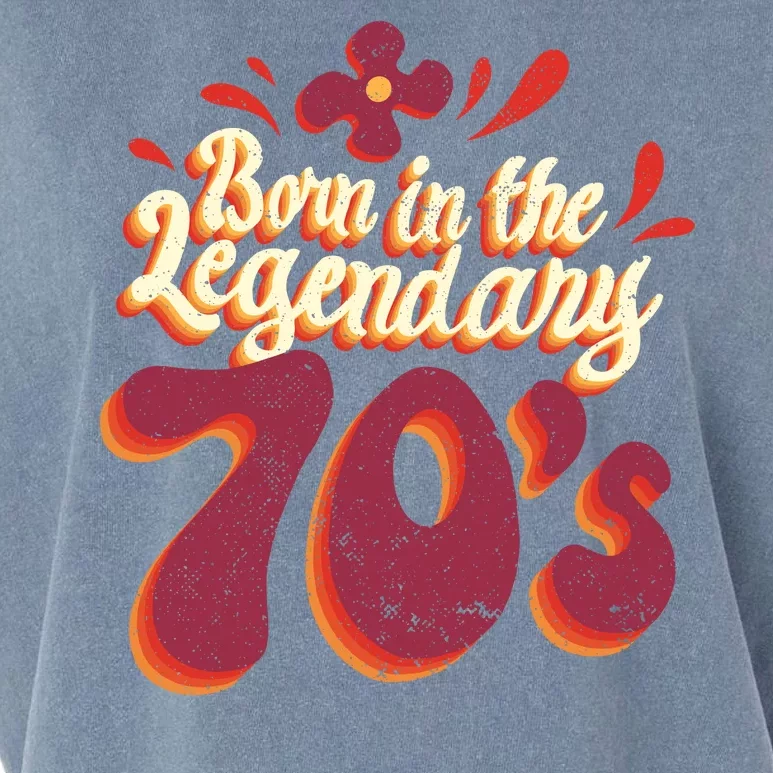 Born In The Legendary 70's Garment-Dyed Women's Muscle Tee