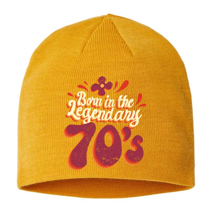 Born In The Legendary 70's 8 1/2in Sustainable Knit Beanie