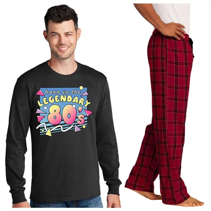 Born In The Legendary 80s Long Sleeve Pajama Set