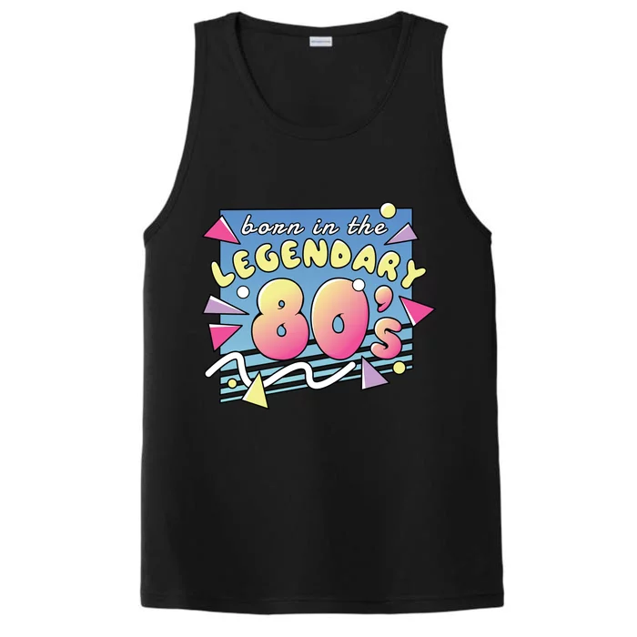 Born In The Legendary 80s Performance Tank