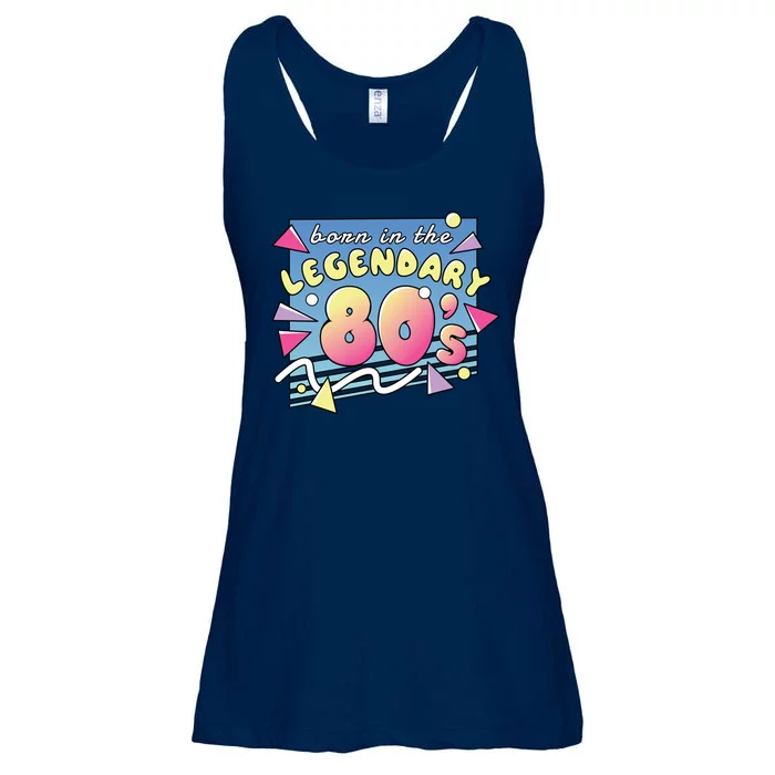 Born In The Legendary 80s Ladies Essential Flowy Tank