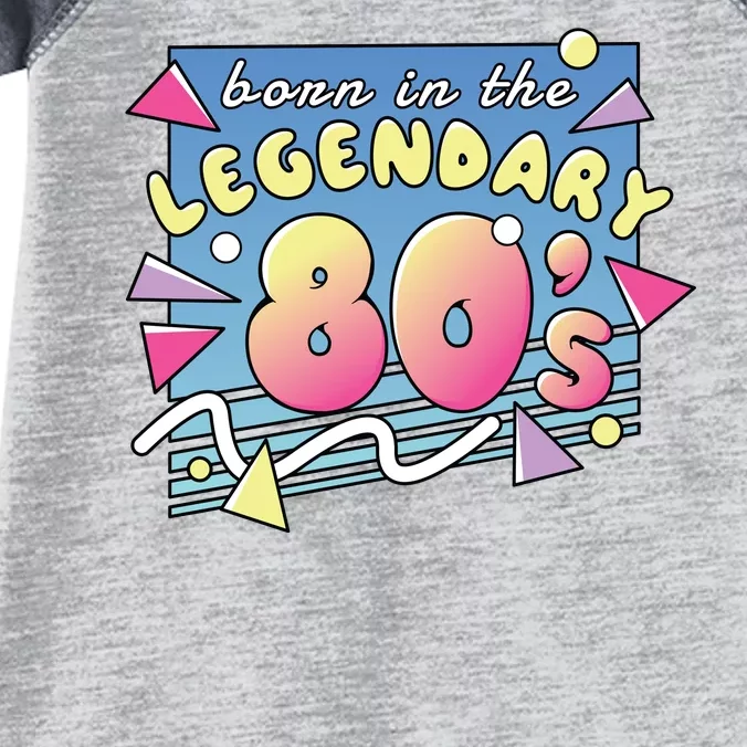 Born In The Legendary 80s Infant Baby Jersey Bodysuit