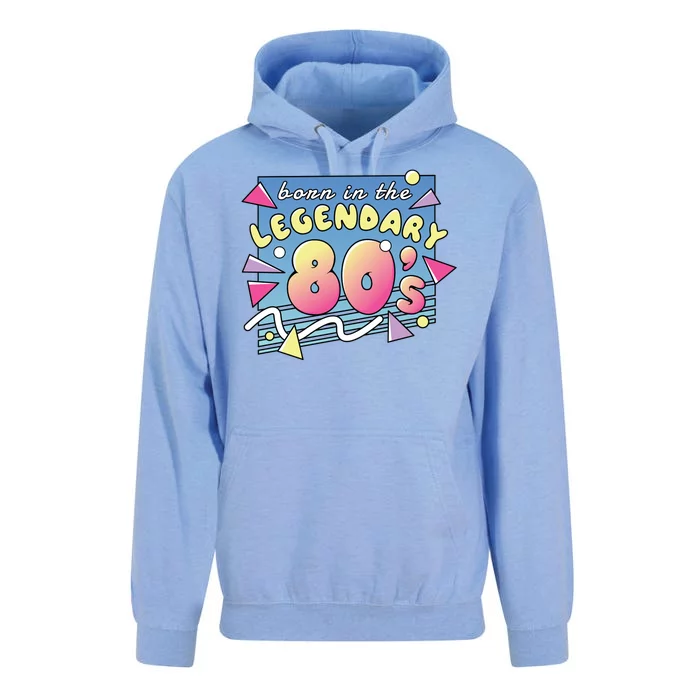 Born In The Legendary 80s Unisex Surf Hoodie