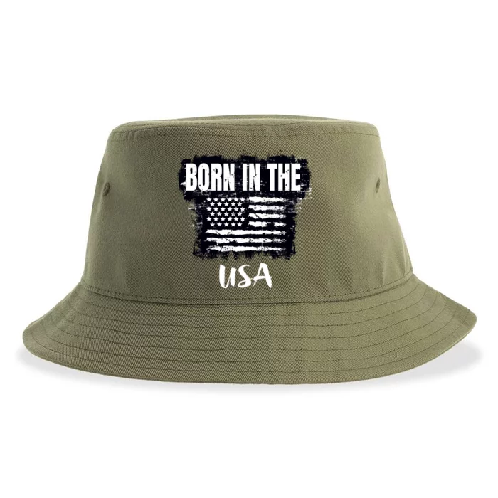 Born In The USA Sustainable Bucket Hat