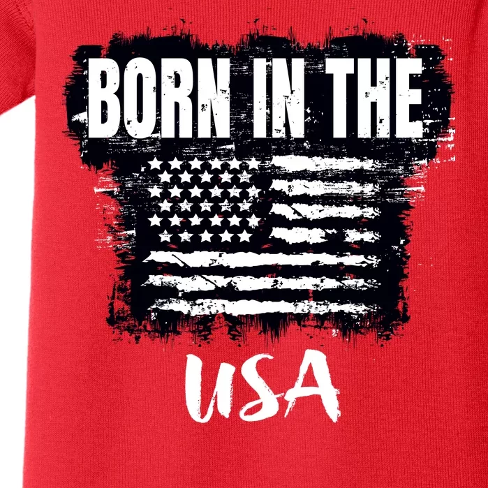 Born In The USA Baby Bodysuit