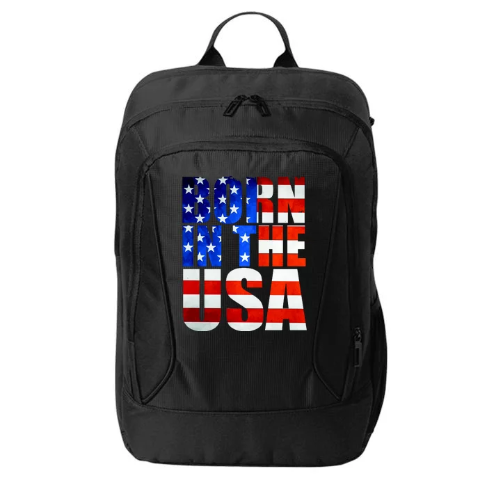 Born In The USA Flag City Backpack