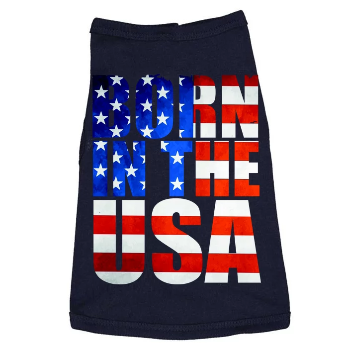 Born In The USA Flag Doggie Tank