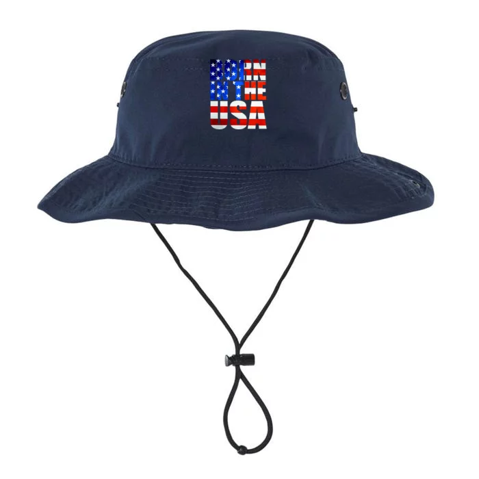 Born In The USA Flag Legacy Cool Fit Booney Bucket Hat