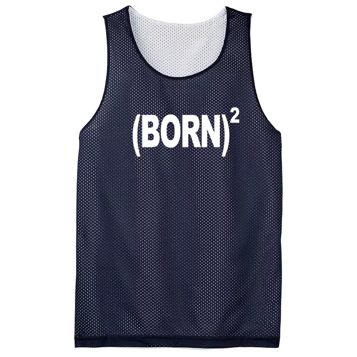 Born squared Mesh Reversible Basketball Jersey Tank