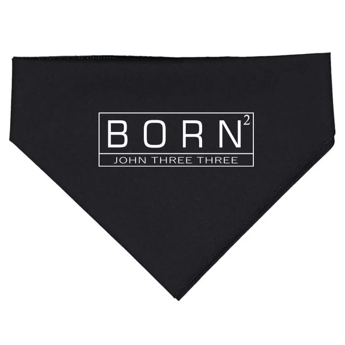 Born Squared Born Again Christian USA-Made Doggie Bandana