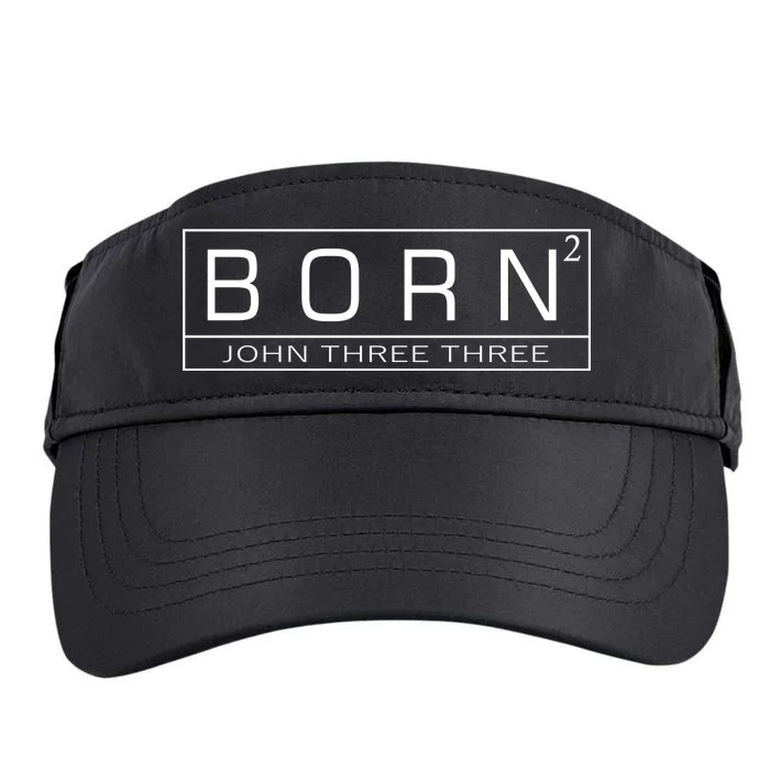 Born Squared Born Again Christian Adult Drive Performance Visor