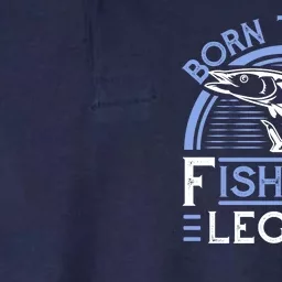 Born To Be A Fishing Legend Softstyle Adult Sport Polo