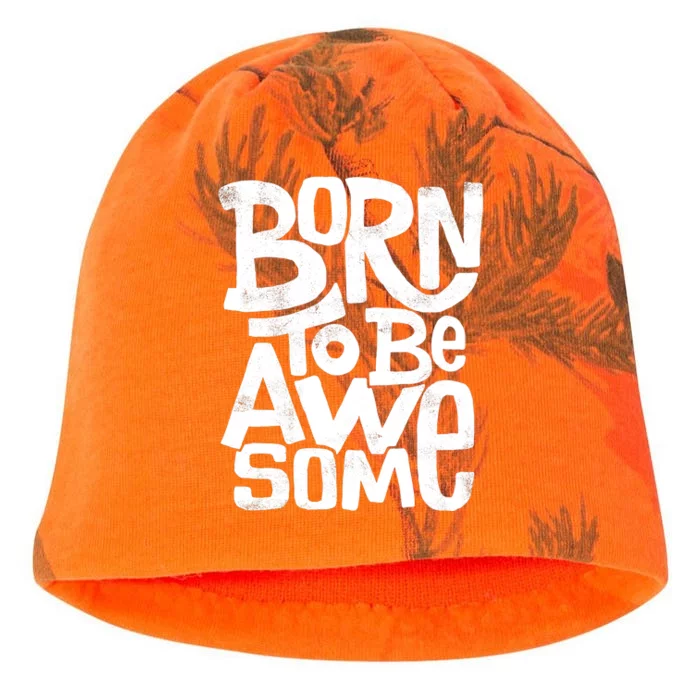 Born To Be Awesome Kati - Camo Knit Beanie