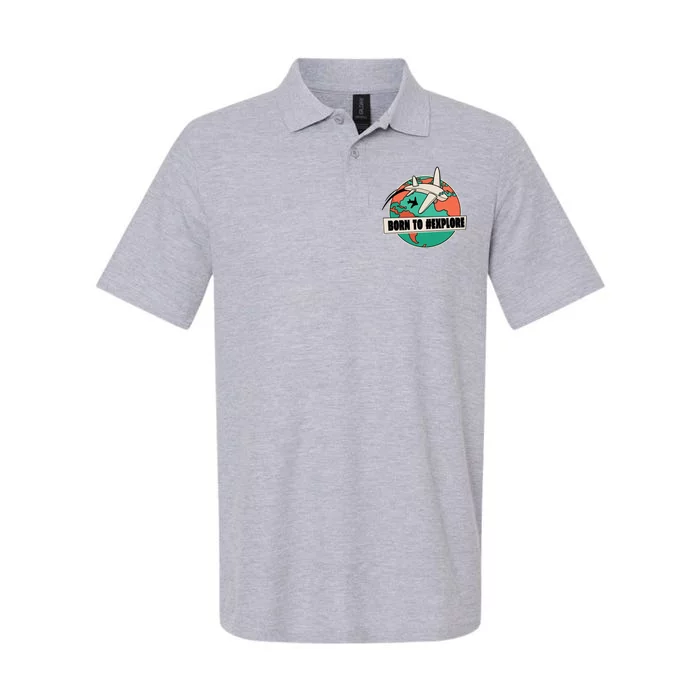 Born To Explore Softstyle Adult Sport Polo