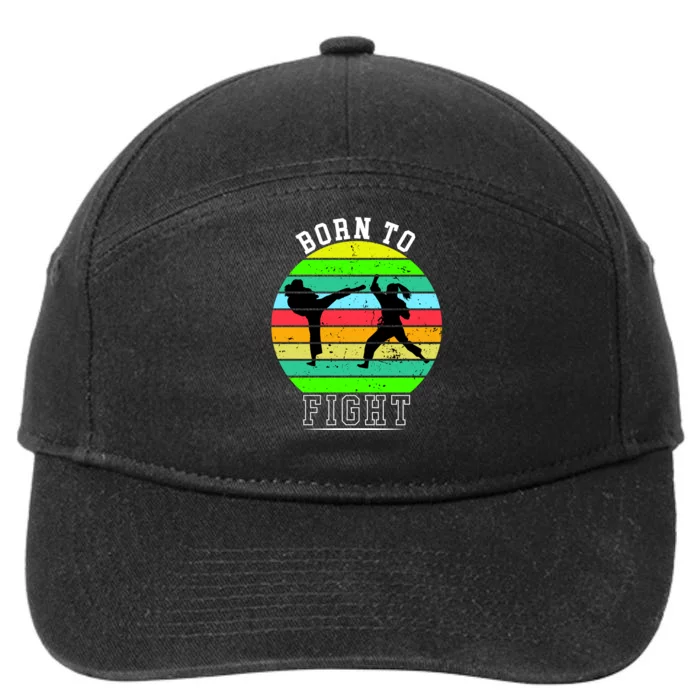 Born To Fight 7-Panel Snapback Hat