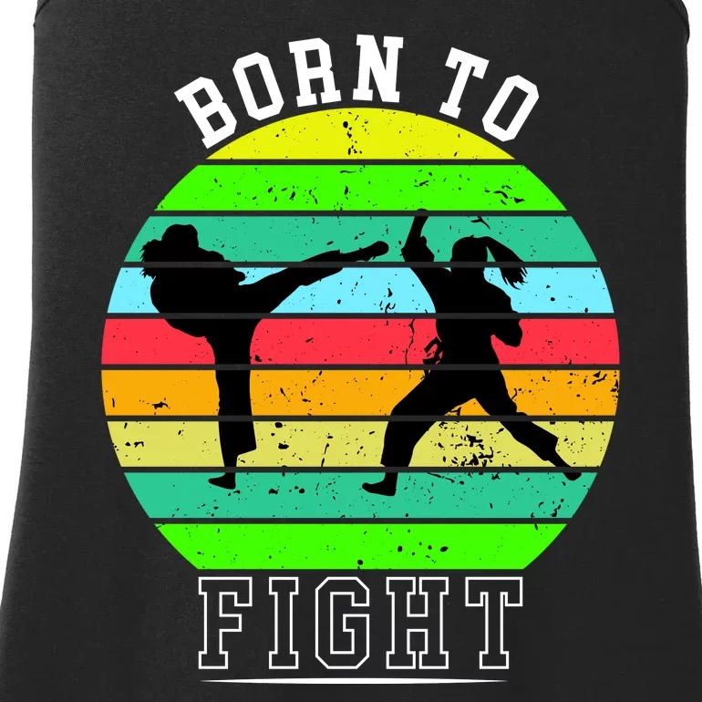 Born To Fight Ladies Essential Tank