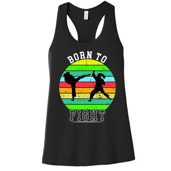 Born To Fight Women's Racerback Tank