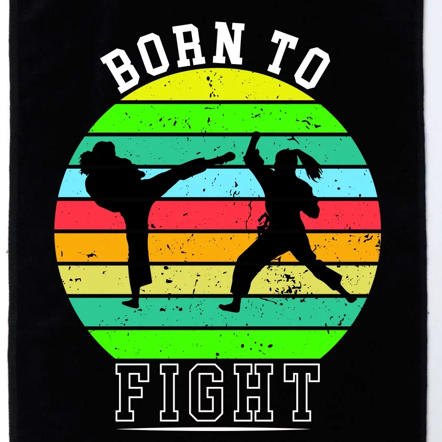 Born To Fight Platinum Collection Golf Towel