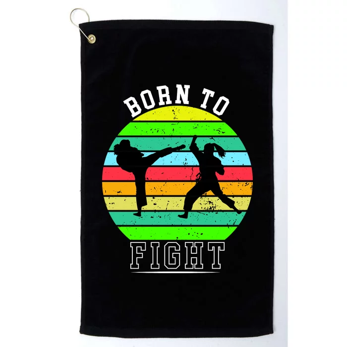 Born To Fight Platinum Collection Golf Towel