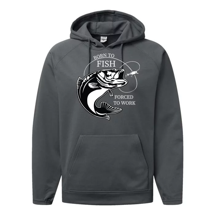 Born To Fish Performance Fleece Hoodie