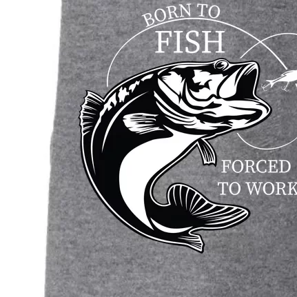 Born To Fish Doggie 3-End Fleece Hoodie