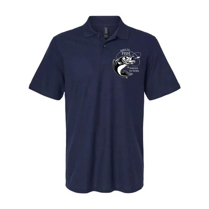 Born To Fish Softstyle Adult Sport Polo