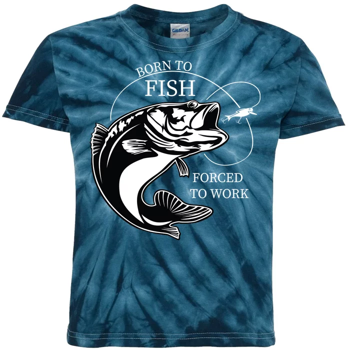 Born To Fish Kids Tie-Dye T-Shirt