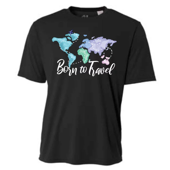 Born To Travel Cooling Performance Crew T-Shirt