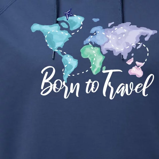 Born To Travel Performance Fleece Hoodie