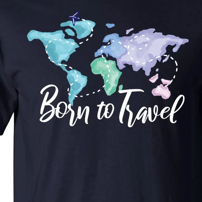 Born To Travel Tall T-Shirt