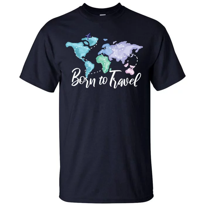 Born To Travel Tall T-Shirt