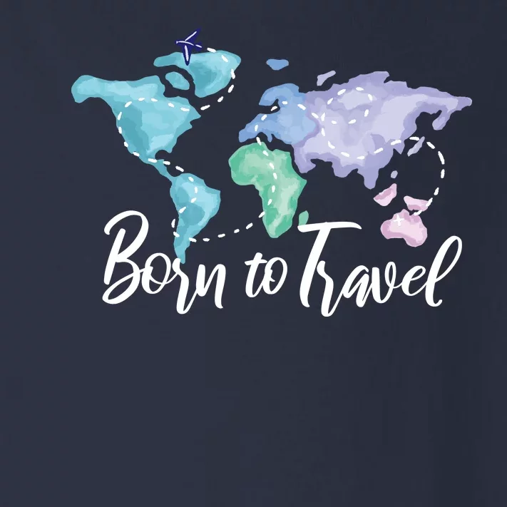 Born To Travel Toddler Long Sleeve Shirt