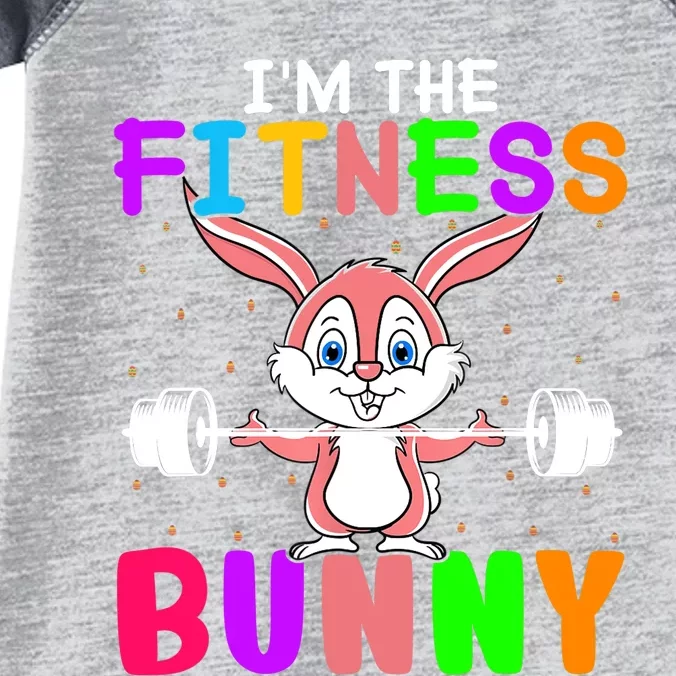 Buns Of Steel Fitness Rabbit Bunny Lover Gym Workout Easter Infant Baby Jersey Bodysuit