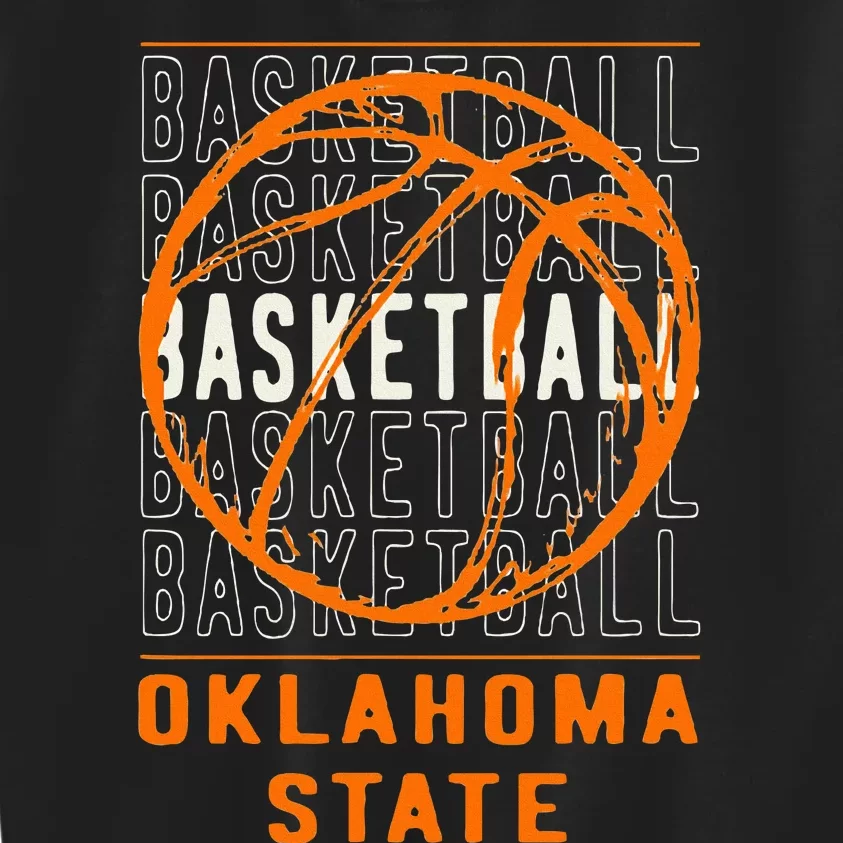 Basketball Oklahoma S.T.A.T.E Kids Sweatshirt