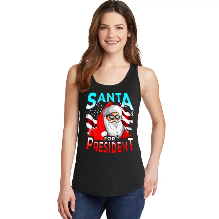 Beto ORourke Santa For President Ladies Essential Tank