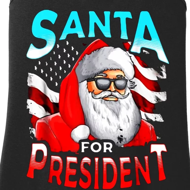 Beto ORourke Santa For President Ladies Essential Tank