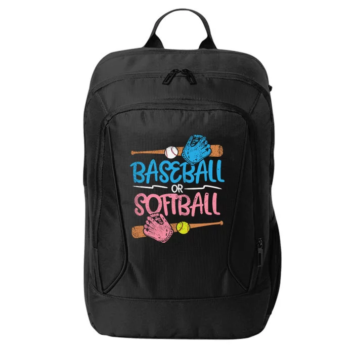 Baseball Or Softball City Backpack