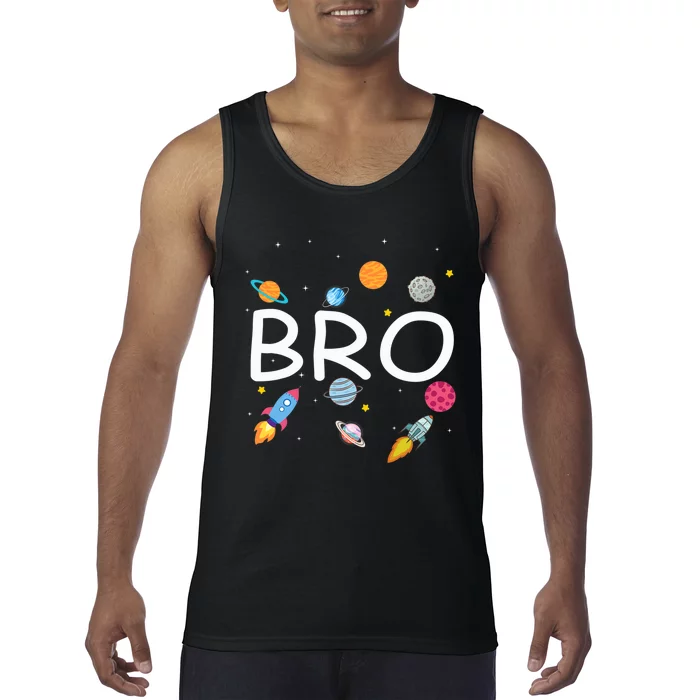 Brother Outer Space Birthday Party Family Girls Tank Top