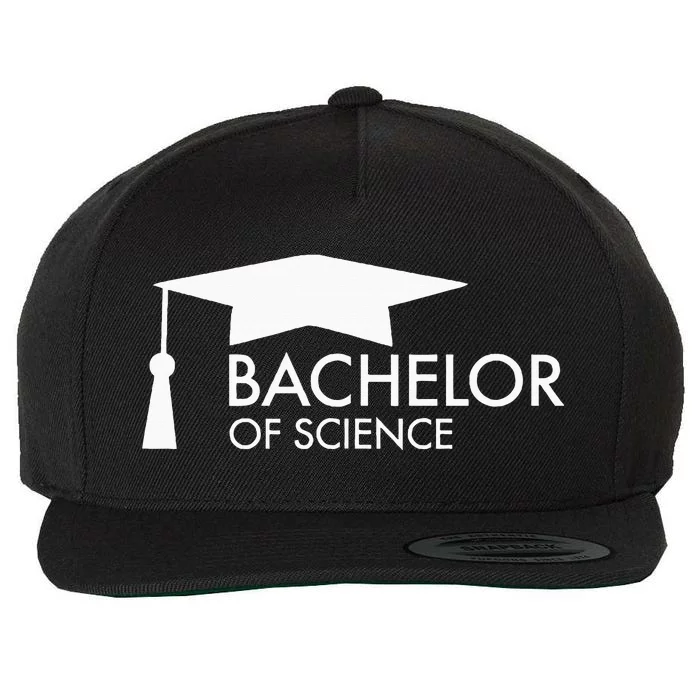 Bachelor Of Science Graduates Wool Snapback Cap