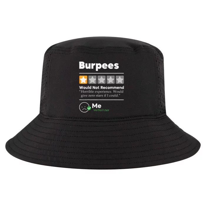 Burpees One Star Horrible Experience Funny Cool Comfort Performance Bucket Hat