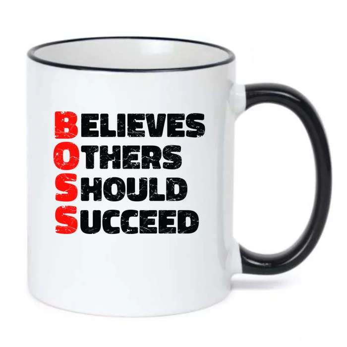 Boss Motivational Black Color Changing Mug