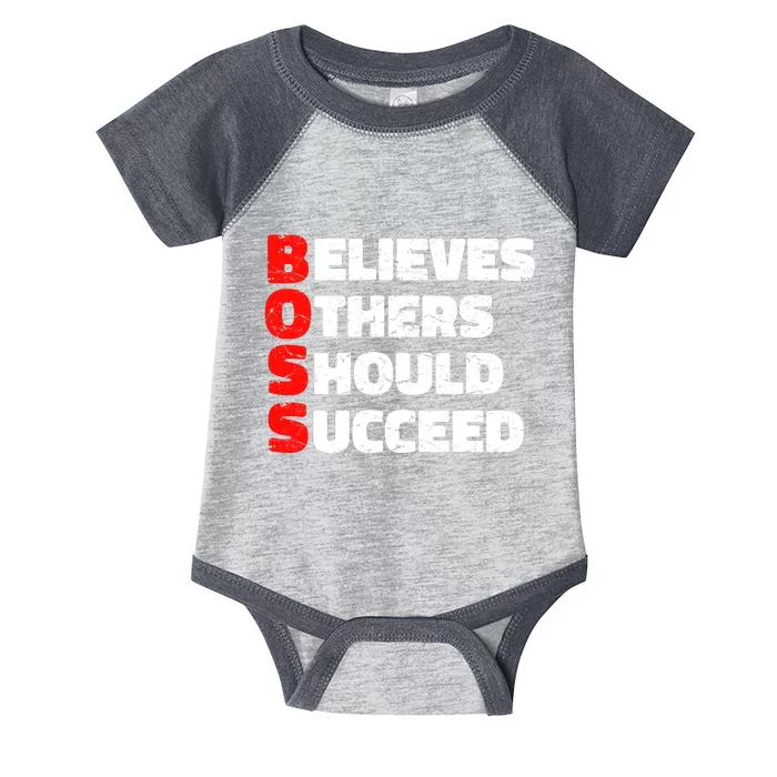 Boss Motivational Infant Baby Jersey Bodysuit