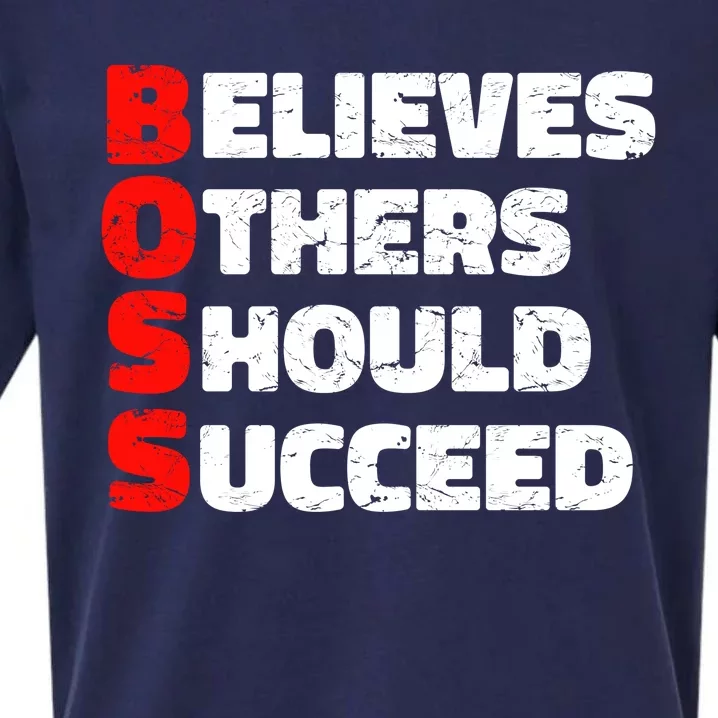 Boss Motivational Sueded Cloud Jersey T-Shirt