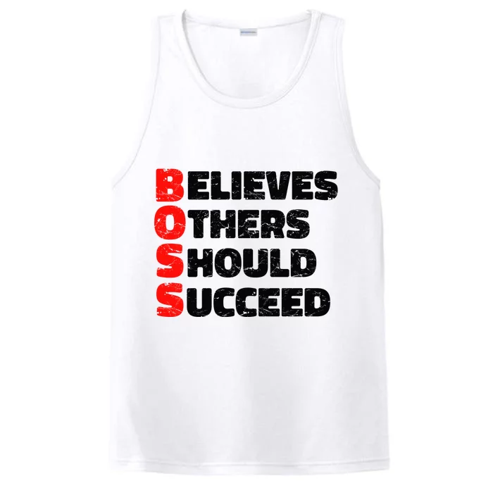 Boss Motivational Performance Tank