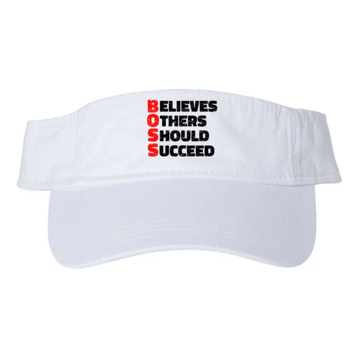 Boss Motivational Valucap Bio-Washed Visor